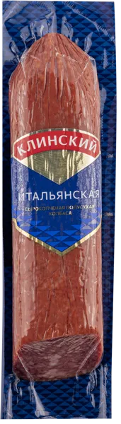 Изображение Колбаса сырокопченая Клинский итальянская Клинский МК термоформ, 300 г