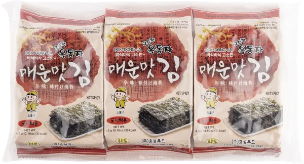 Изображение Морская капуста Шин Ок Донг Джа острая Хесун Фуд Ко м/у, 3*4,5 г