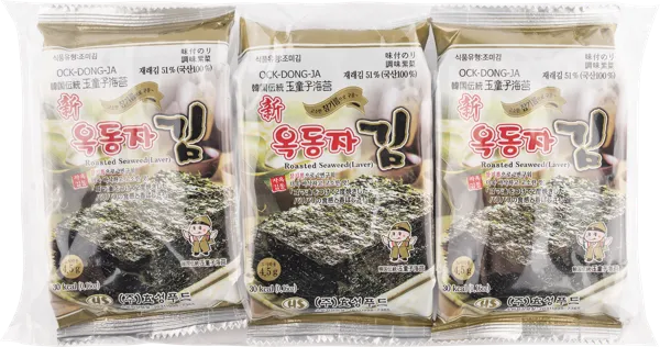 Изображение Морская капуста Шин Ок Донг Джа оригинальная Хесун Фуд Ко м/у, 3*4,5 г