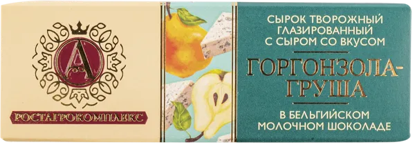 Изображение Сырок творожный 26% в молочном шок А.РостАгроКомплекс горгонзола груша РостАгроКомплекс кор, 50 г