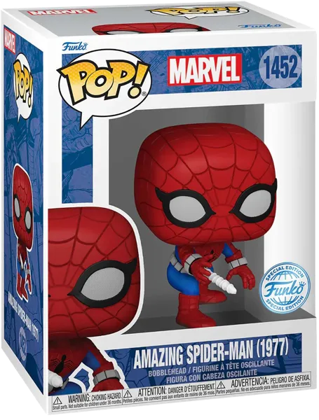Изображение Фигурка 1452 подвижная 3+ Фанко поп комиксы человек-паук 1977 Фанко п/у, 1 шт