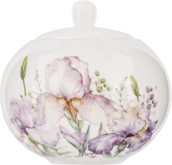 Изображение Сахарница 475мл Лефард ирис фарфор Лефард к/у, 1 шт