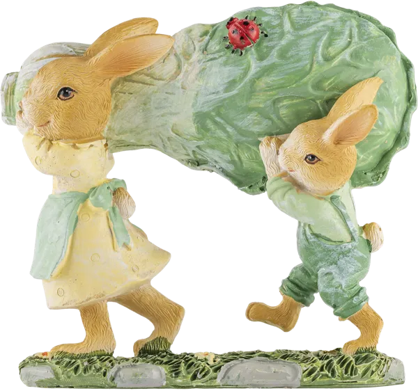 Изображение Статуэтка 13,5*7*12см Лефард кролики Лефард к/у, 1 шт