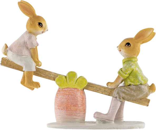 Изображение Статуэтка 16*6*14см Лефард кролики Лефард к/у, 1 шт