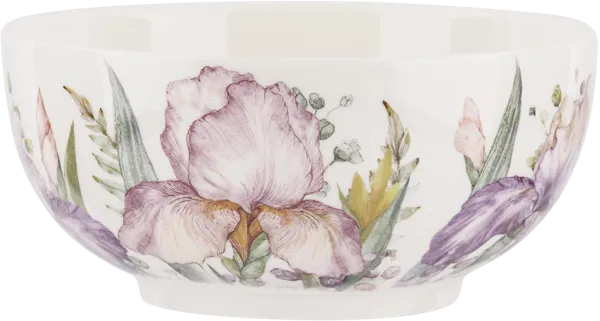 Изображение Салатник 650мл белый Лефард ирис фарфор Лефард к/у, 1 шт