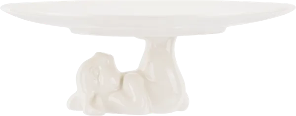 Изображение Блюдо 20*8см на ножке Лефард сандей белое Лефард к/у, 1 шт