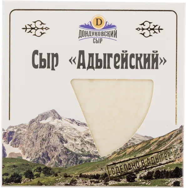 Изображение Сыр 45% Дондуковский адыгейский ИП Деркачев К.А. кор, 330 г