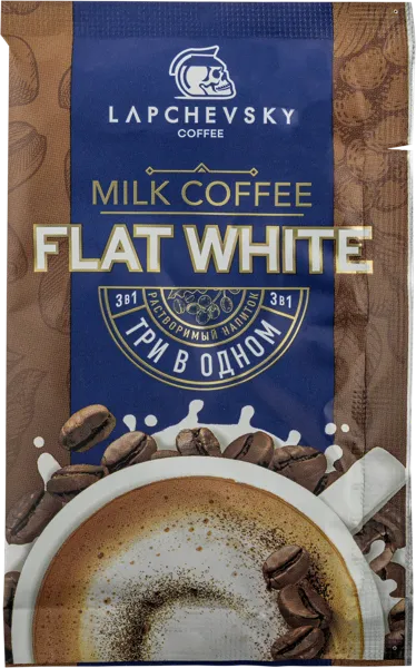 Изображение Кофе растворимый Лапчевский флэт уайт Аристократ м/у, 20 г
