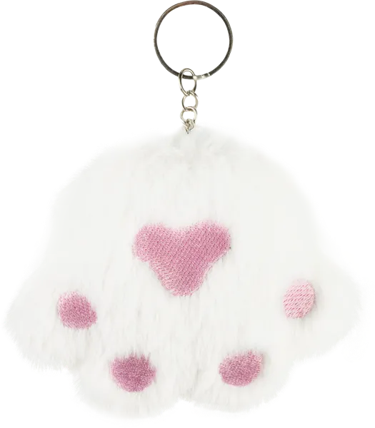 Изображение Брелок для ключей мягкий Поп пак кошачья лапка Донгуан м/у, 1 шт