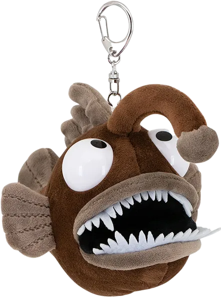 Изображение Брелок мягкая игрушка Оранж тойс рыба удильщик коричневая Оранж Тойс , 1 шт