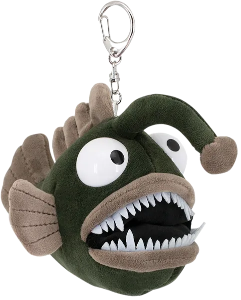 Изображение Брелок мягкая игрушка Оранж тойс рыба удильщик зелёная Оранж Тойс , 1 шт