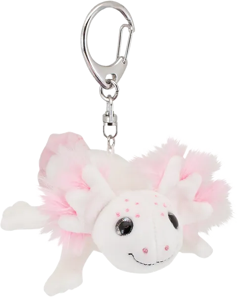 Изображение Брелок мягкая игрушка Оранж тойс аксолотль белый Оранж Тойс , 1 шт