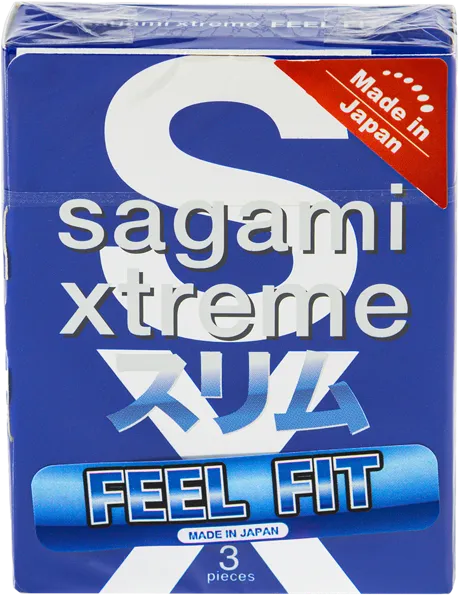 Изображение Презервативы супероблегающие Сагами экстрим фил фит Сагами к/у, 3 шт