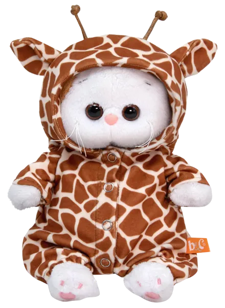 Изображение Мягкая игрушка 20 см Будибаса друзья басика ли-ли бейби жираф МПП ООО к/у, 1 шт