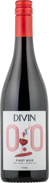 Изображение Напиток виноградосодержащий красный п/сух безалкогольный пино нуар Дивин с/б, 0,75 л
