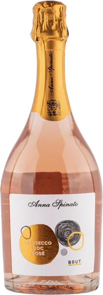 Изображение Вино игристое розовое брют Анна Спинато просекко розе Анна Спинато с/б, 0,75 л