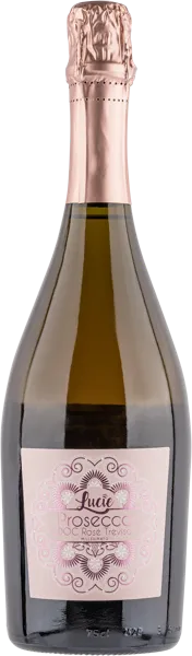 Изображение Вино игристое розовое брют Лючие Просекко Тревизо Розе Асолани де Бедин с/б, 0,75 л