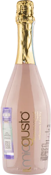 Изображение Вино игристое розовое сухое Иль Мио Густо просекко розе Молетто с/б, 0,75 л