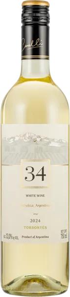 Изображение Вино белое сухое стиль №5 Торонтес Мендоса Карелли 34 2024 Карелли с/б, 0,75 л