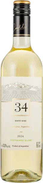 Изображение Вино белое сухое стиль №2 Совиньон Блан Мендоса Карелли 34 2024 Карелли с/б, 0,75 л