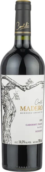 Изображение Вино красное сухое стиль №3 Каберне Фран Мендоса Мадеро резерв 2020 Карелли с/б, 0,75 л