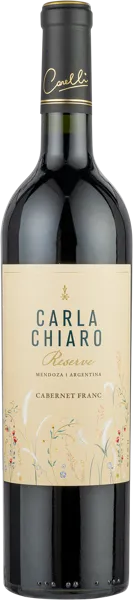 Изображение Вино красное сухое стиль №3 Каберне Фран Мендоса Карла Кьяро Резерв 2020 Карелли с/б, 0,75 л