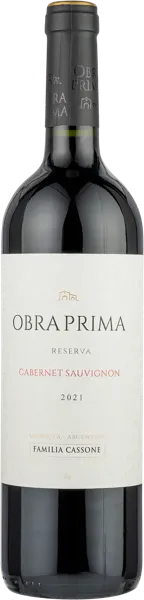 Изображение Вино красное сухое стиль №3 Каберне Совиньон Мендоса Обра Прима Резерва 2021 Фамилия Кассоне с/б, 0,75 л
