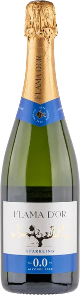 Изображение Вино игристое белое п/сл Флама Д Ор зеро безалкогольное Кастель д Ор с/б, 0,75 л