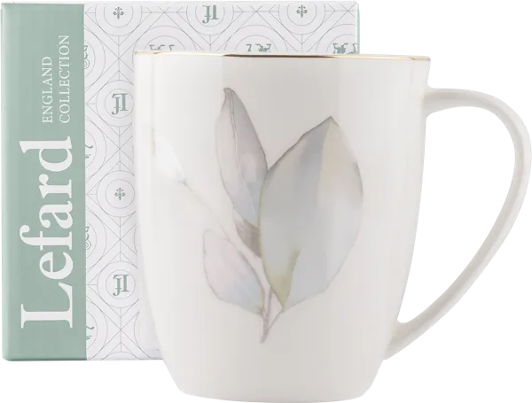 Изображение Кружка 420мл белая Лефард инсперейшен нежность Лефард к/у, 1 шт