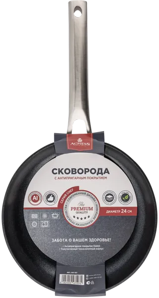 Изображение Сковорода 24см инд Агнесс даикин шеф Агнесс , 1 шт