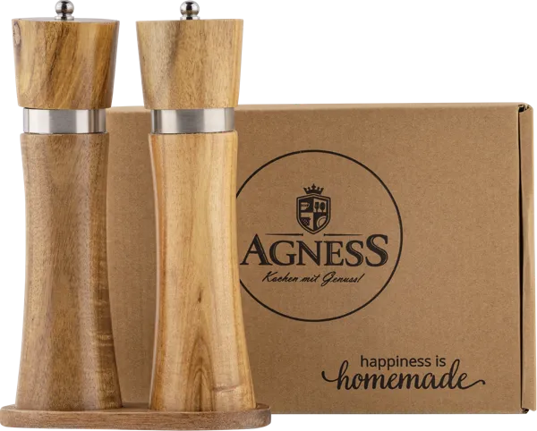 Изображение Набор для специй Агнесс акация на подставке Агнесс к/у, 1 шт