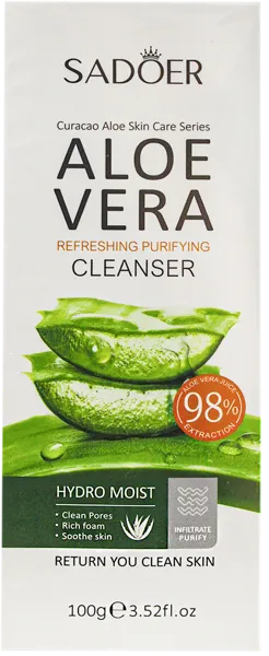 Изображение Пенка очищение для лица Садоер алоэ вера Гуанджоу Обо к/у, 100 мл