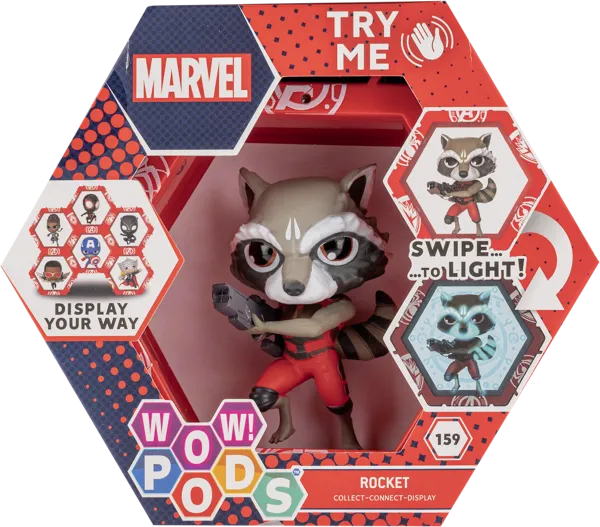 Изображение Фигурка интерактивная Марвел ракета в боксе Хасбро п/у, 1 шт