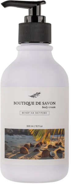 Изображение Крем питание для тела Бутик де савон вечер на острове Миникеева А.С. ИП п/у, 300 мл