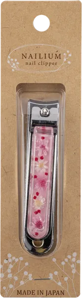 Изображение Клиппер для ногтей Никкен розовый Никкен Ко к/у Атаго, 1 шт