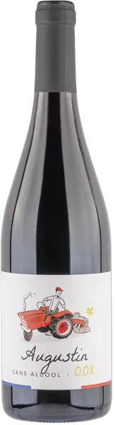 Изображение Напиток красное п/сл Вино Безалкогольное Августин Руж Кав де Би с/б, 0,75 л