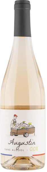 Изображение Напиток розовое п/сл Вино Безалкогольное Августин Розе Кав де Би с/б, 0,75 л