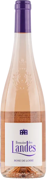 Изображение Вино розовое сухое Гролло купаж Долина Луары Домен де Ланд 2023 Домен де Ланд с/б, 0,75 л