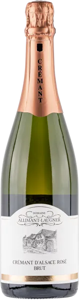 Изображение Вино игристое розовое брют Алиман-Логнер креман д эльзас Алиман-Логнер с/б, 0,75 л
