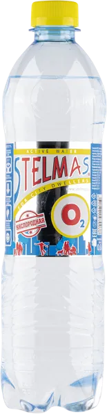 Изображение Вода негаз рН 7,4 Стэлмас питьевая О2 Воды здоровья п/б, 0,6 л