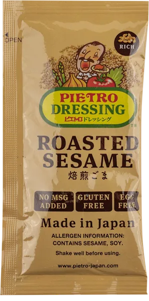 Изображение Соус дрессинг кунжутный Пьетро Дрессинг из обжарен кунжута Пьетро Дрессинг м/у Атаго, 30 мл