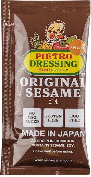 Изображение Соус дрессинг кунжутный Пьетро Дрессинг оригинальный Пьетро Дрессинг м/у Атаго, 30 мл