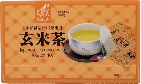 Изображение Чай зеленый в пакетиках Оск Генмайча с рисом Оск кор Атаго, 20*2 г