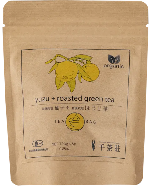 Изображение Чай в пакетиках Сенчасу БИО ходзитя жареный с юдзу Сенчасу м/у Атаго, 8*3 г