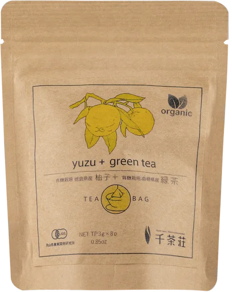 Изображение Чай зеленый в пакетиках Сенчасу БИО с юдзу Сенчасу м/у Атаго, 8*3 г