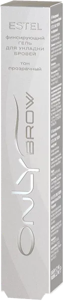Изображение Гель фиксатор для бровей Эстель онли броу прозрачный 13 мл Юникосметик п/у, 1 шт