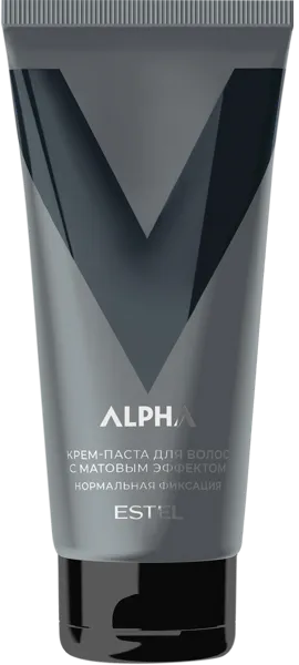 Изображение Крем-паста для волос мужская Эстель альфа норм фикс матовый эффект Юникосметик п/у, 100 мл