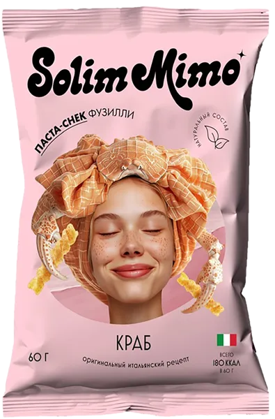 Изображение Снеки пшеничные Солим Мимо краб Снеки Мира м/у, 60 г