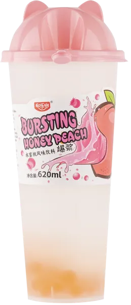 Изображение Напиток негаз Хэ Лейи Персик шарики Тапиока Шижиажуанг п/б, 0,62 л