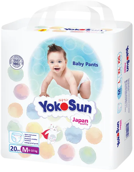 Изображение Трусики M 6-10 кг Йокосан комфорт Азия Лайф м/у, 20 шт